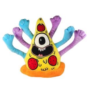 Meow Wolf Multi-Arm Pizza Pals Monster Plush,  Denver Poseable  9" Stuffed Toy